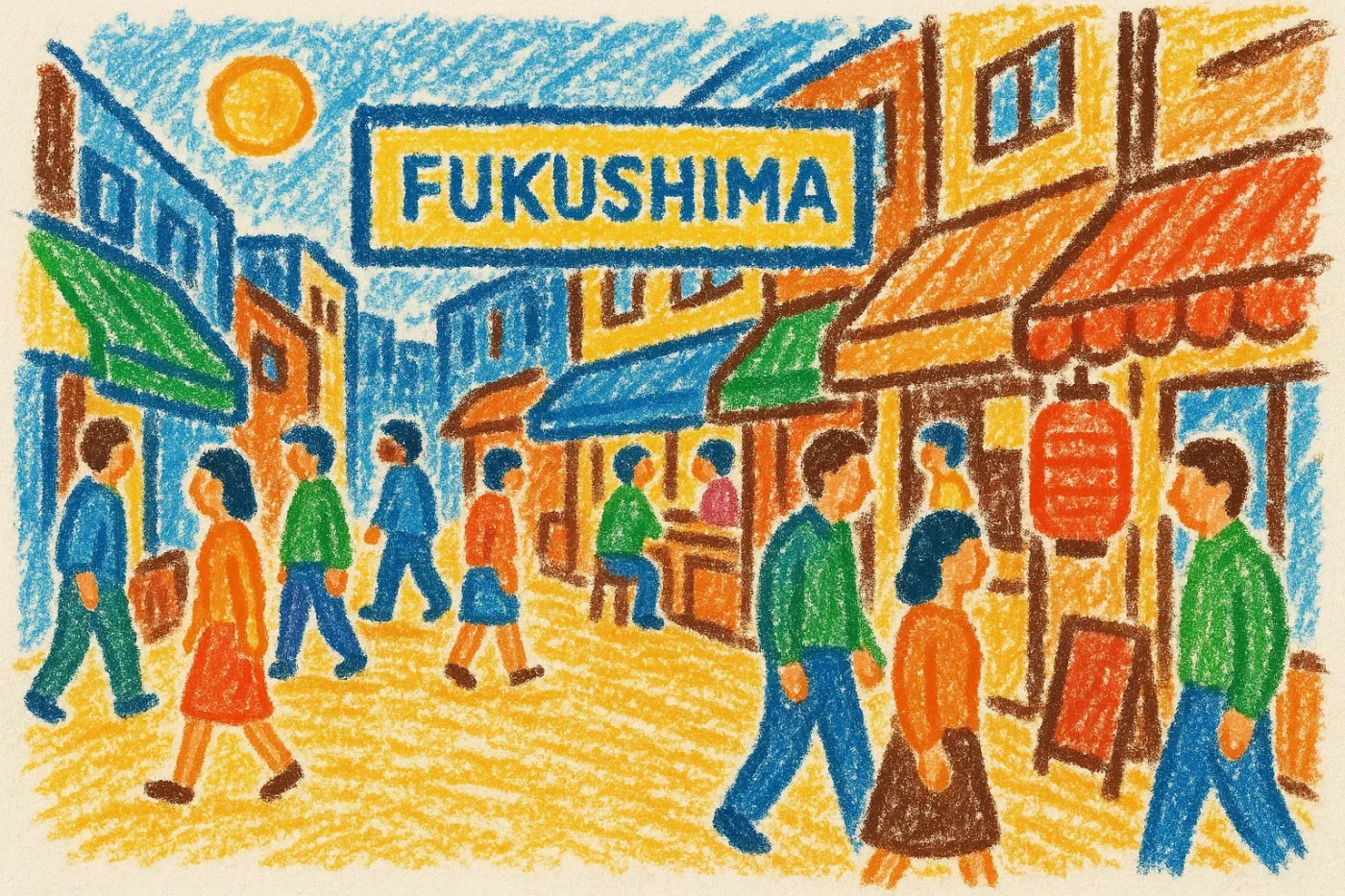 大阪　福島のランチタイムの様子